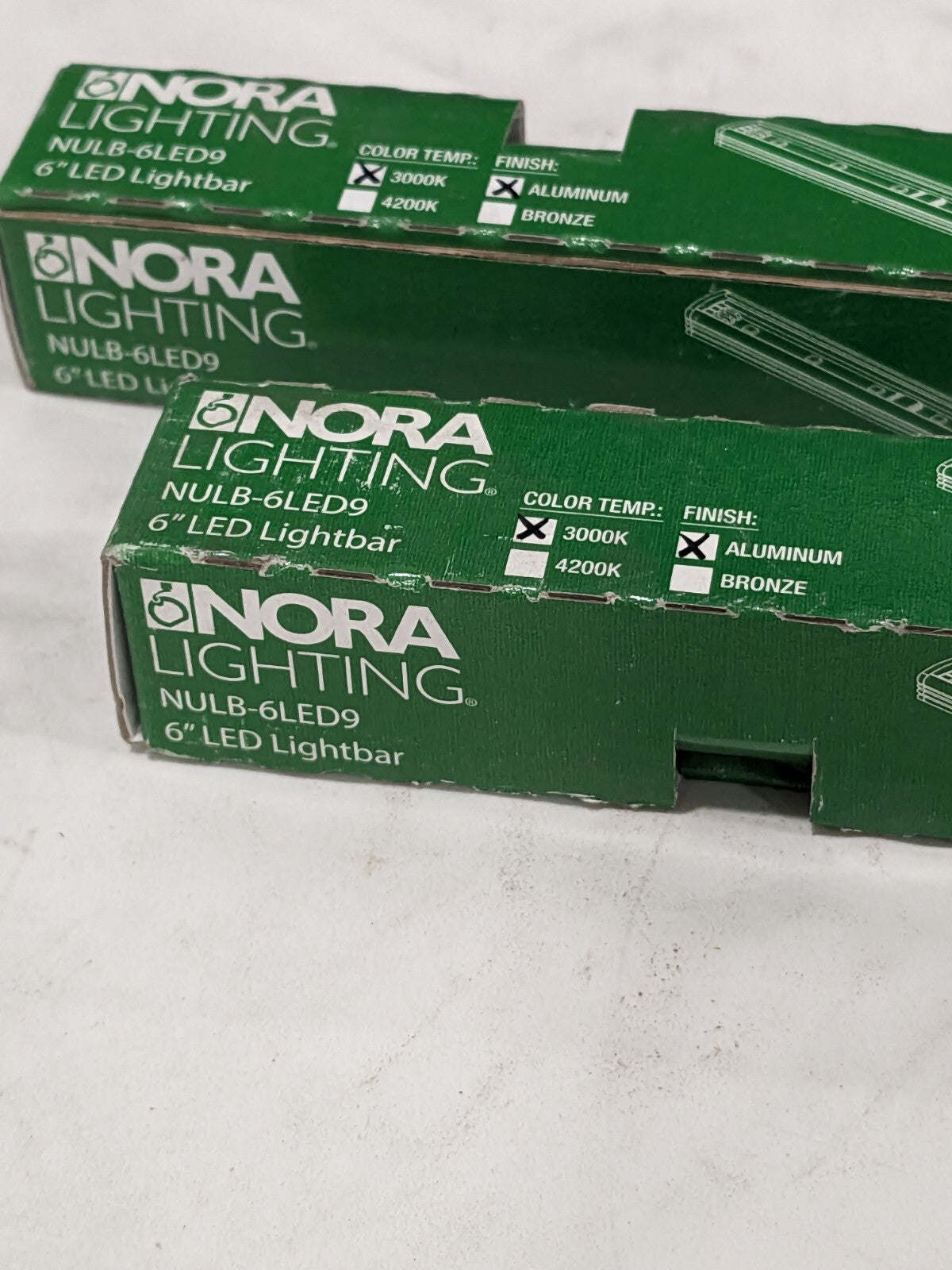 Nora 6 inch LED Lightbar Qty 2 NULB-6LED930A