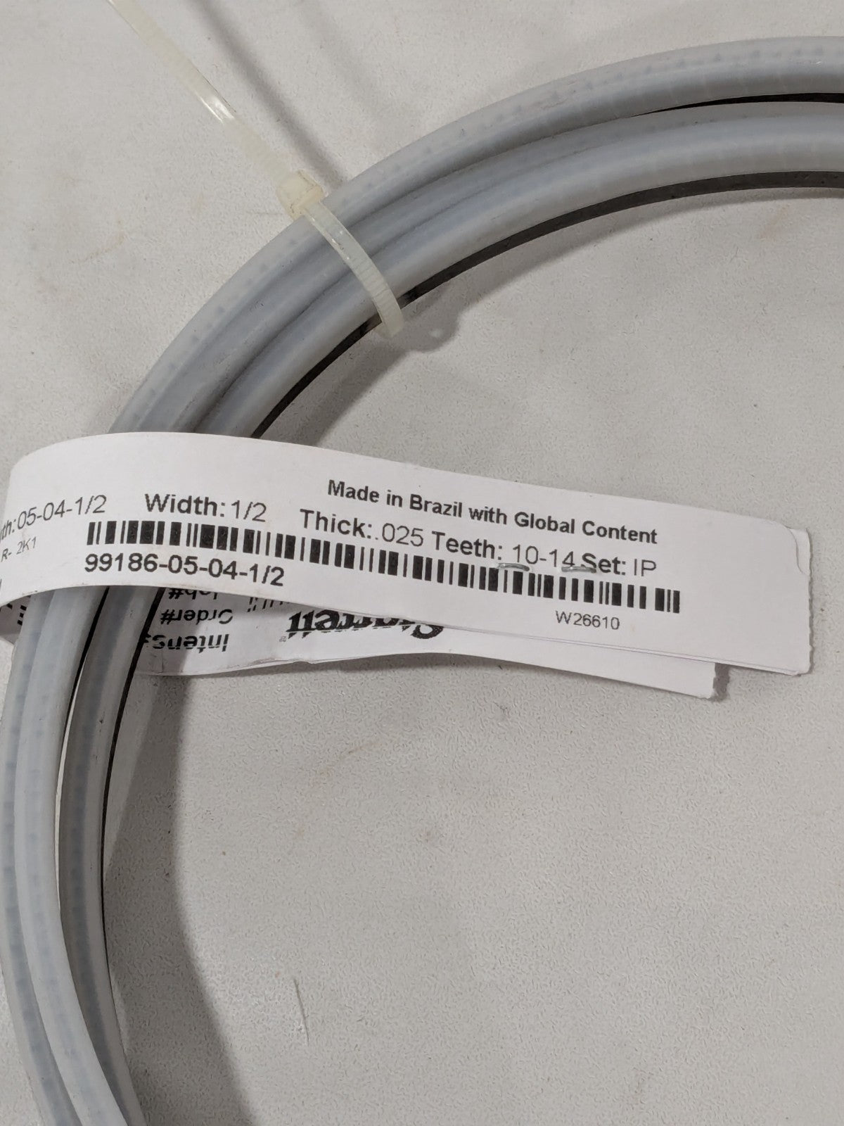 Starrett Band Saw Blade, 5 ft. 4-1/2 in L, 1/2" W, 0.025" Thick 99186-05-04-1/2
