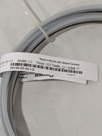 Starrett Band Saw Blade, 5 ft. 4-1/2 in L, 1/2" W, 0.025" Thick 99186-05-04-1/2