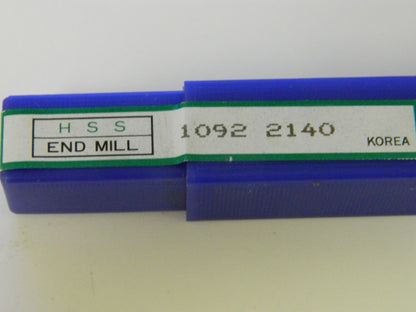 Interstate Spiral Flute End Mill 7/16" x 13/16" x 3-3/4" 2FL HSS  QTY 2 10922140
