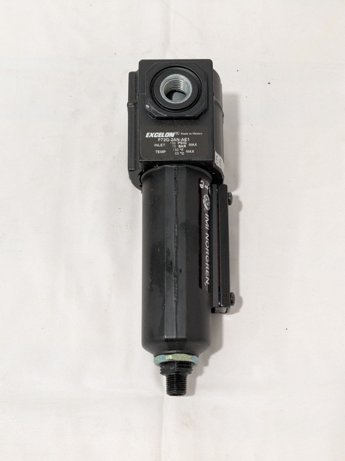 Norgren Compact Compressed Air Filter: 1/4" NPT Port F72G-2AN-AE1