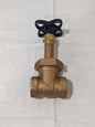 NIBCO Gate Valve: Rising Stem, 1" Pipe, Threaded, Bronze NL1M00A