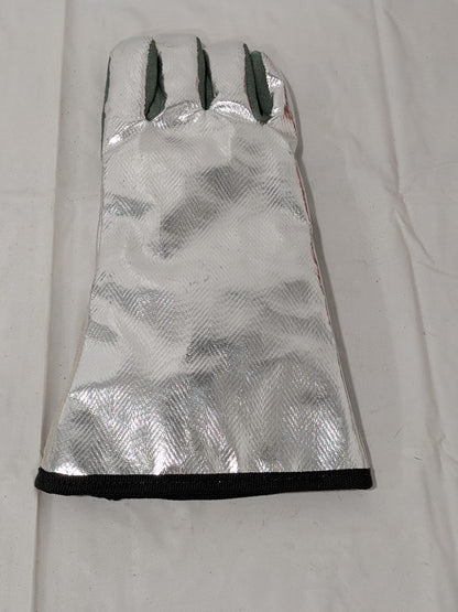 NSA Green/Aluminized Aluminized Rayon High Heat Glove RIGHT HAND ONLY DJXG395