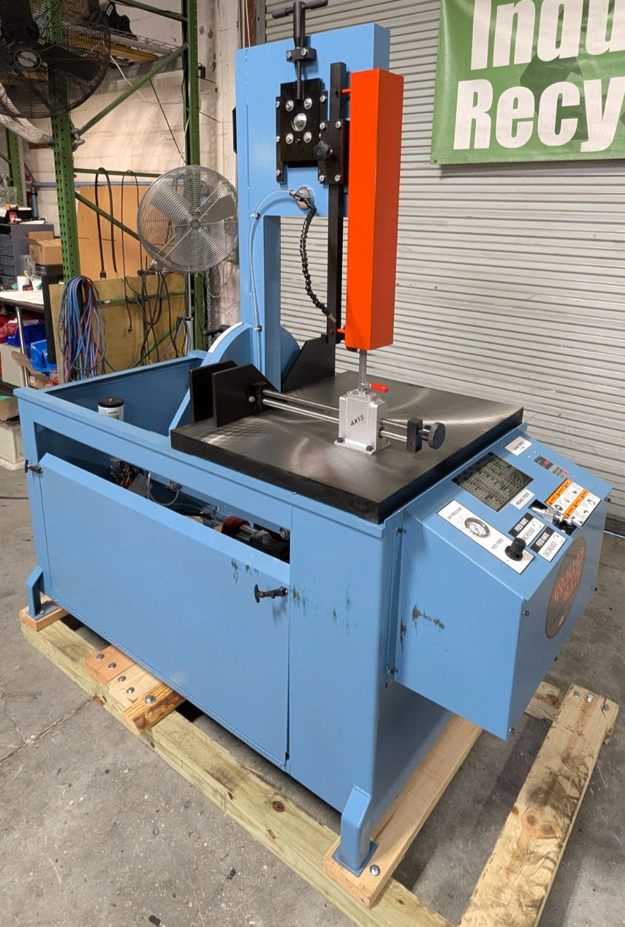 ROLL-IN SAW Vertical Bandsaw Variable Speed  Auto-Feed 220V 3PH *Scratch & Dent*