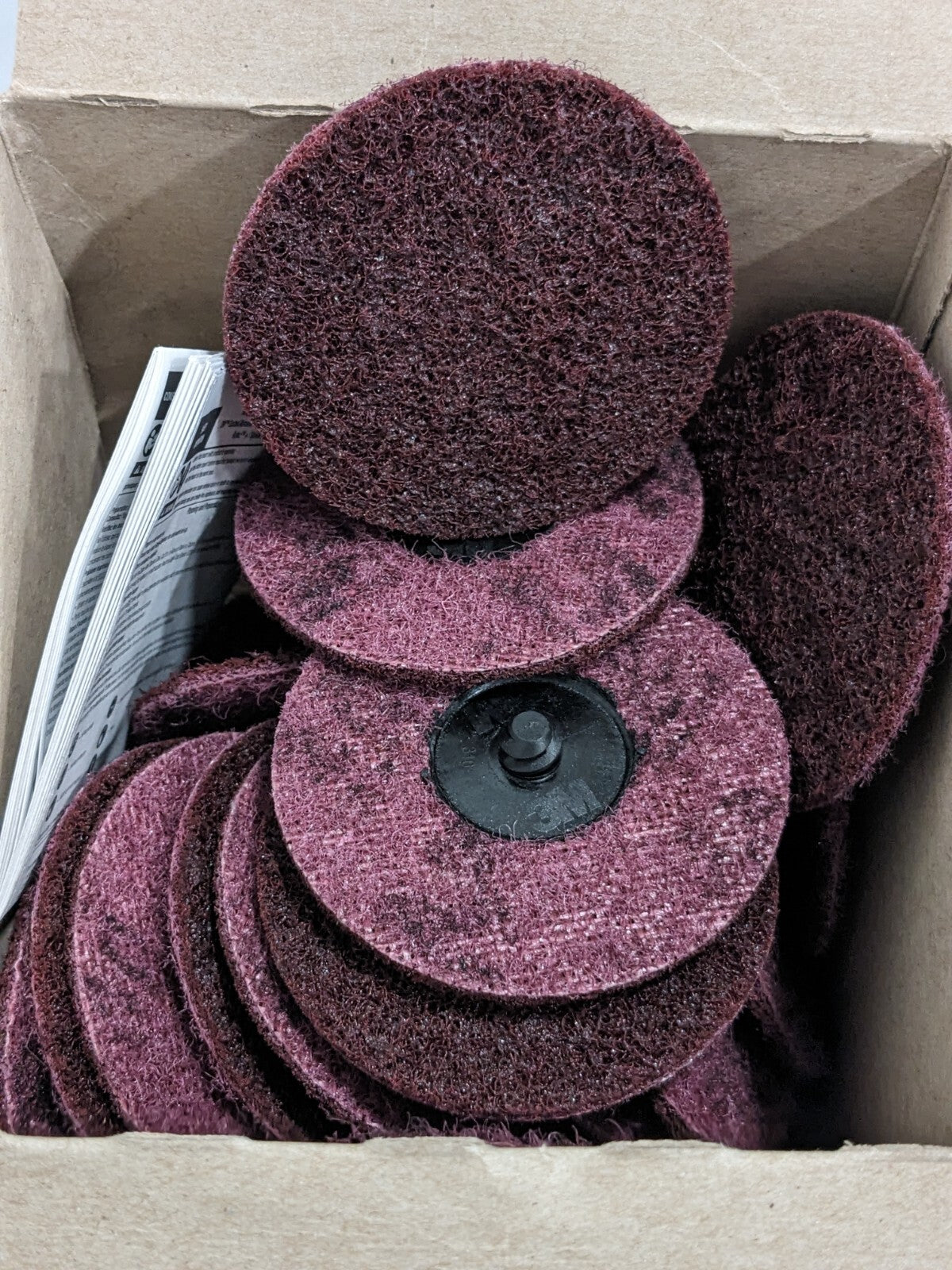 3M Quick-Change Discs 25pk Roloc TR 3" Dia Aluminum Oxide Non-Woven 7000000755