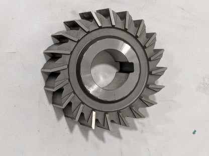 Moon Side Milling Cutter: 3" Diam X 1" Width X 1" Arbor Hole, 20 Teeth SM3100