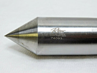 Riten Carbide-Tipped Steel Standard Point Solid Dead Center 6-1/2" OAL 7409