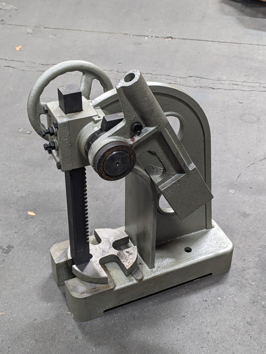 Ratchet Type Arbor Press 3 Ton Max. Pressure 1-1/2" x 18" Ram 12" Stroke