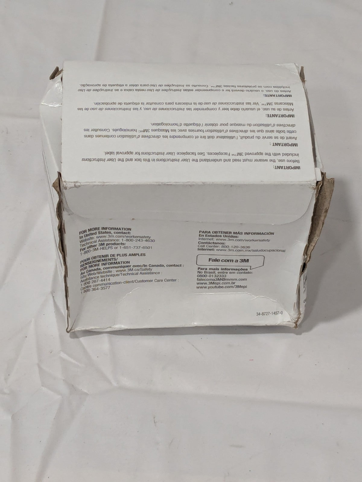 3M Facepiece Filter: Particulates White Box of 10 7000002008