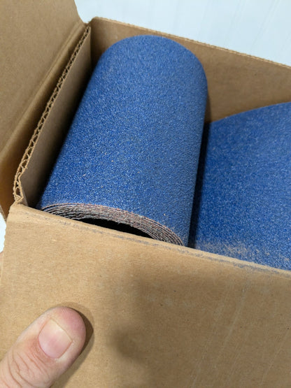 (10) Norton Abrasive Belt: 4" Wide, 132" OAL, 80G, Zirconia Alumina 78072750279