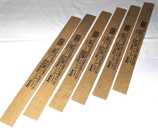 STARRETT  Feeler Gage  0.003" Thick  0.5" Wide  12" Long 667-3  52841 *QTY 5*