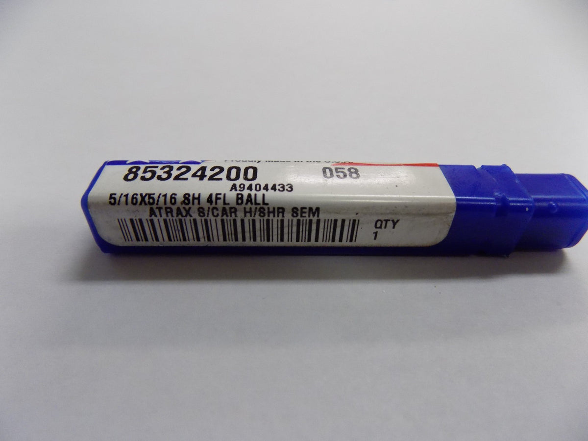 Atrax 85324200 5/16" x 5/16" x 2-1/2" 4-Flutes Solid Carbide End
