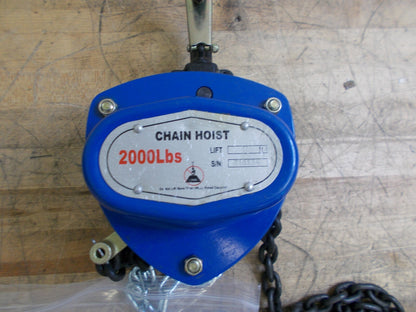Pro Series 2,000 Lb. Capacity 10 Ft. Lift Height Manual Hand Hoist CF2010