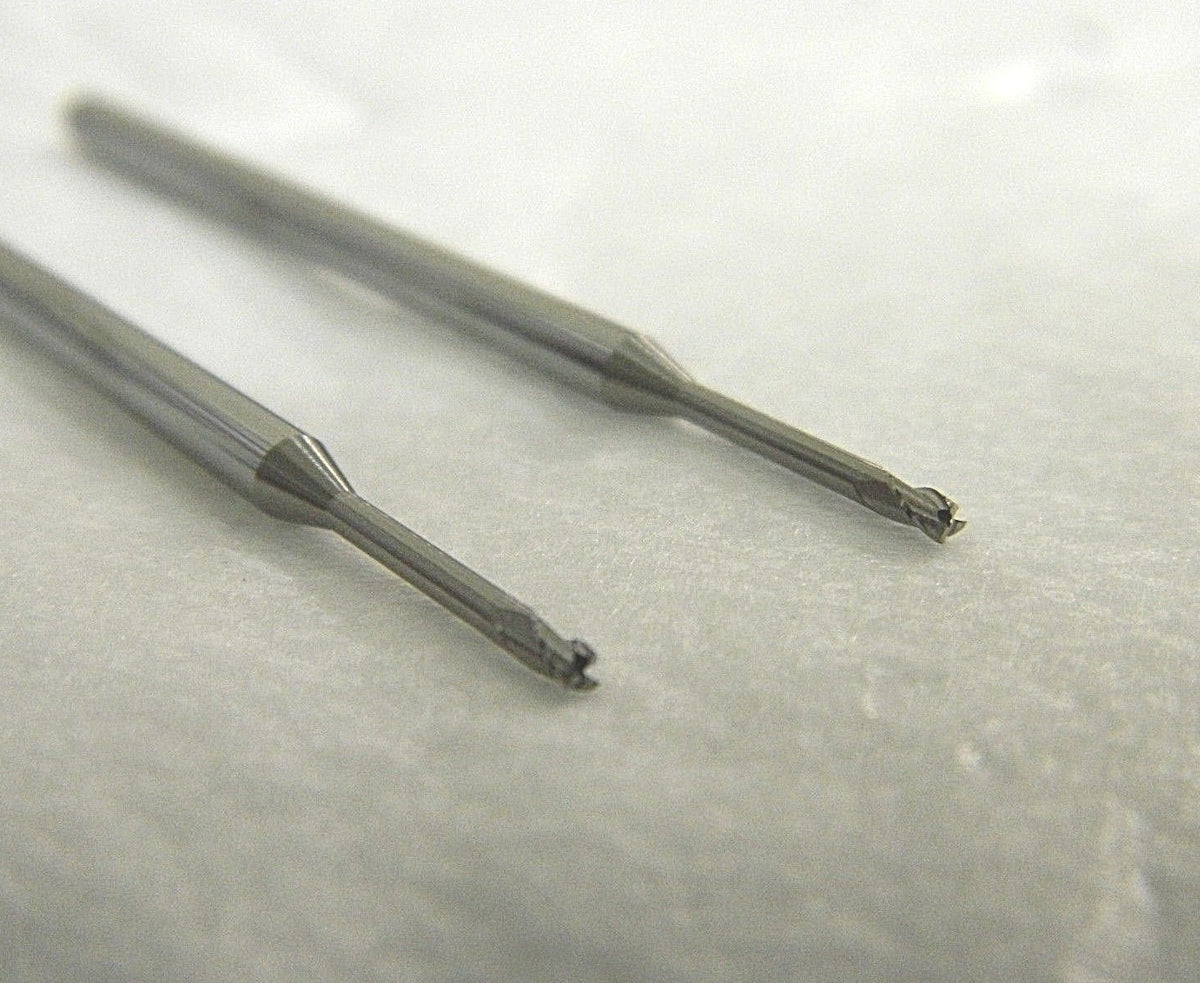 Accupro Square End Mills 0.08" Diam x 0.12" LOC 3FL Qty 2 61731592