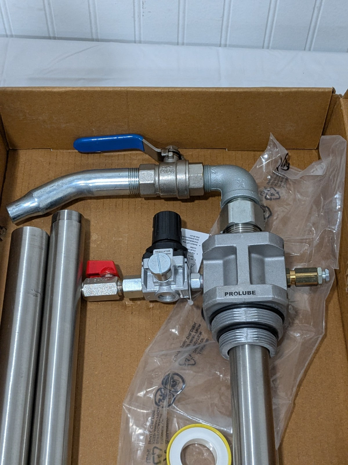 PRO-LUBE Air Operated Transfer Pump with Stainless Steel Suction Tube ATP/SS/1