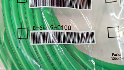 Parker Green Polyethylene Tubing 3/8" X .062 Wall 125PSI QTY 100 Ft E-64-G-