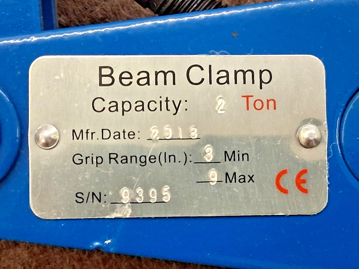 Pro-Source Capacity Beam Clamp 4,000 Lb 74385162