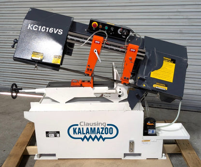 Clausing Kalamazoo Horizontal Bandsaw 230/460V  KC1016VS-3S  *Shipping Damage*