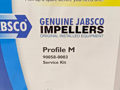 Jabsco Nitrile Impeller Kit Repair Part Profile M 90058-0003