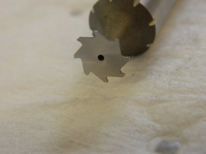 WHITNEY TOOL CO. Dovetail Cutter: 60 °, 1" Cut Dia 7/16" Cut Width Cobalt 20271