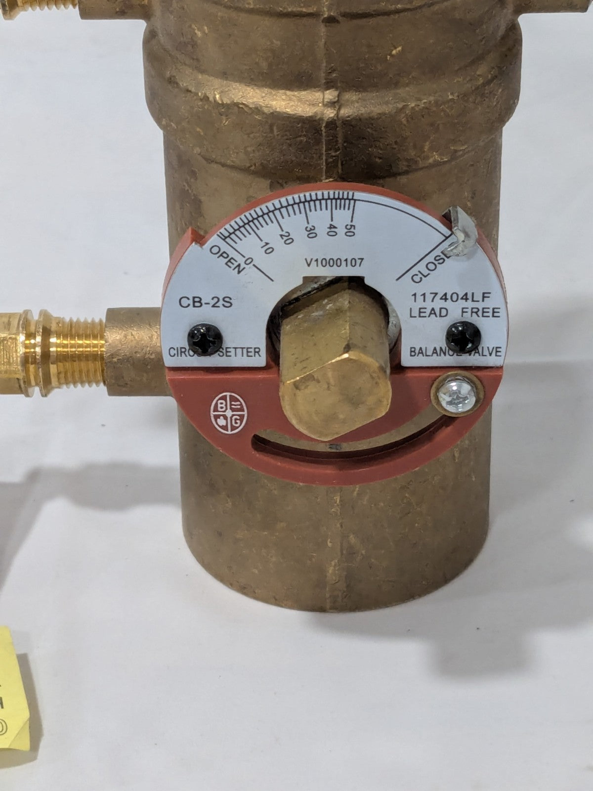 B&G 2" Pipe, Solder End Connections, Inline Calibrated Balance Valve 117404LF