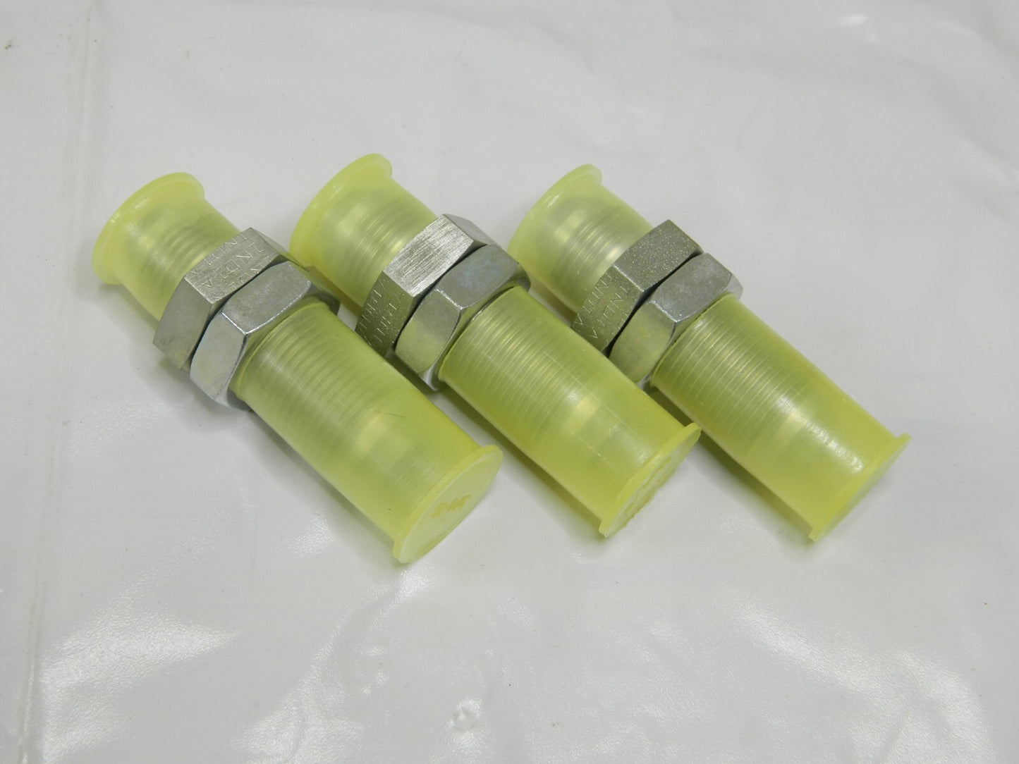 PARKER Steel Flared Tube Union: 1/2" Tube OD, 37 ° Flared Angle Qty 3 P00187