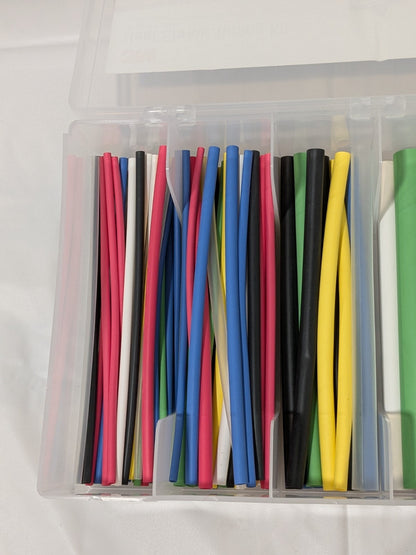 3M 122 Pc Heat Shrink Tubing FP-301 Color Assortment Kit 7000031588 INCOMPLETE
