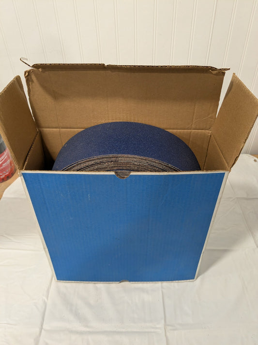 (10) Norton Abrasive Belt: 4" Wide, 132" OAL, Zirconia Alumina 80G 78072750279