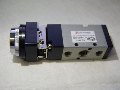 Jupiter Pneumatics Flush Palm Mechanical Valve 1/4" NPT 5/2 Way 5250221611J