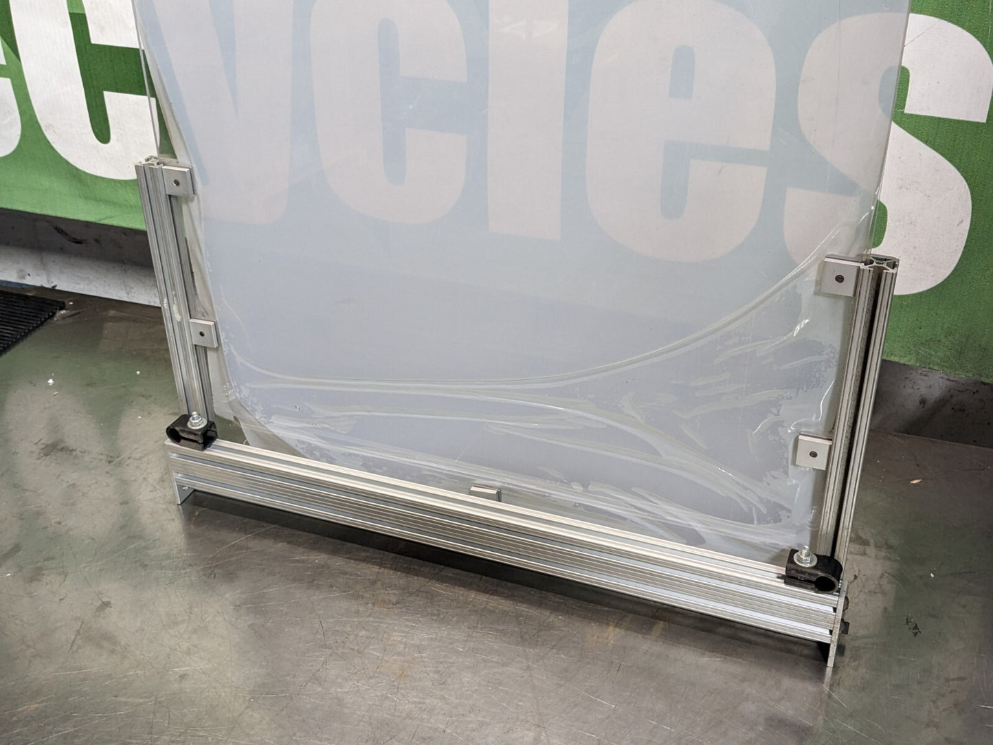 Rockford Milling Machine Guard Rear Mill Shield Panel 24" x 24" Polycarbonate