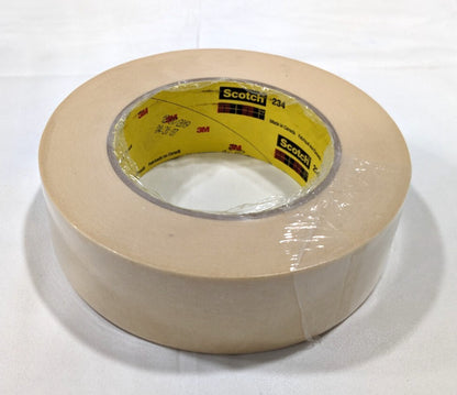 3M Scotch 234 Masking Tape Tan 1.41" x 60yd  5.9 mil Thick   1 Roll  7000124039