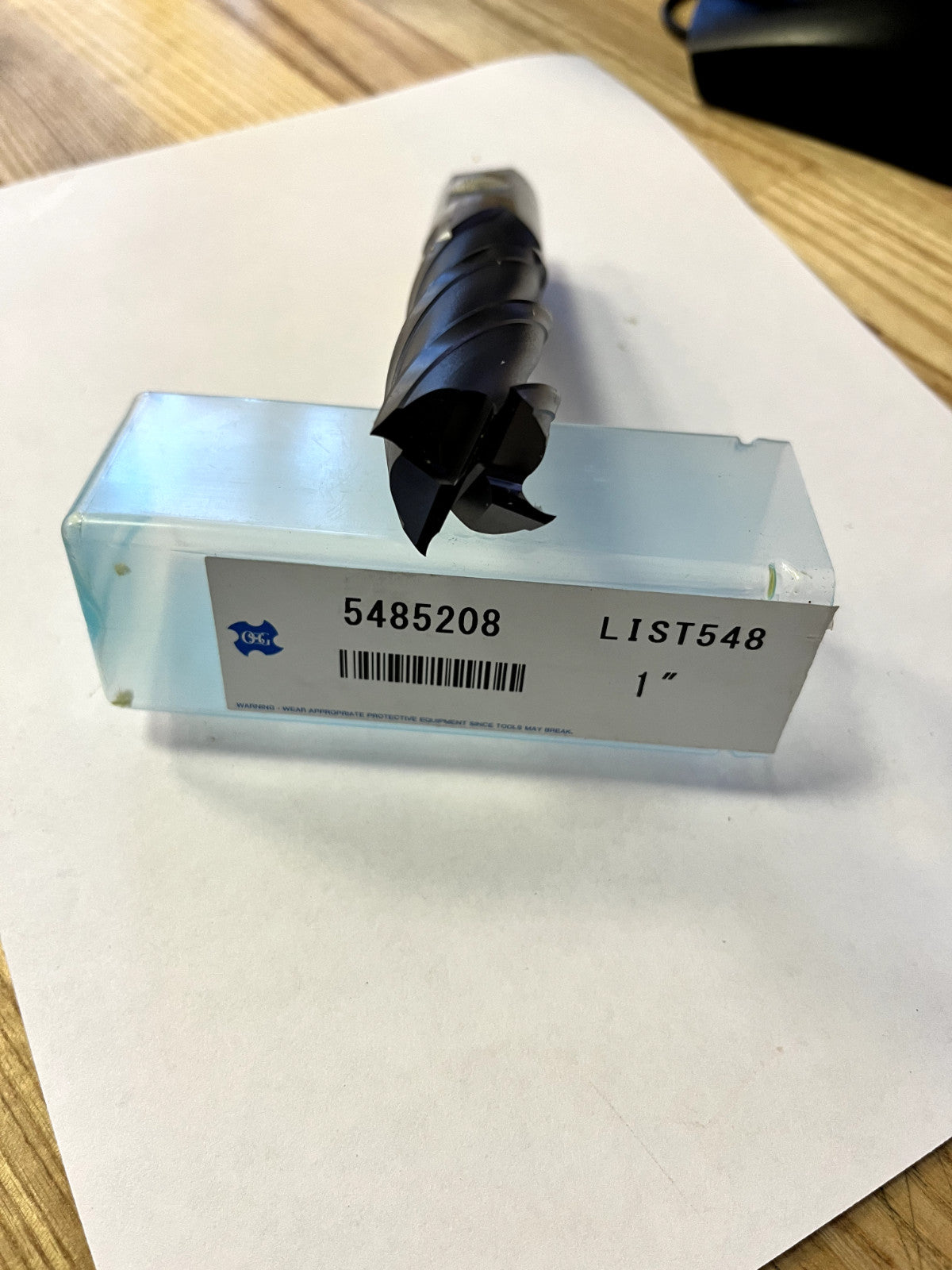 OSG Square End Mill: 1" Dia, 3" LOC, 6 Flutes, Cobalt 5485208