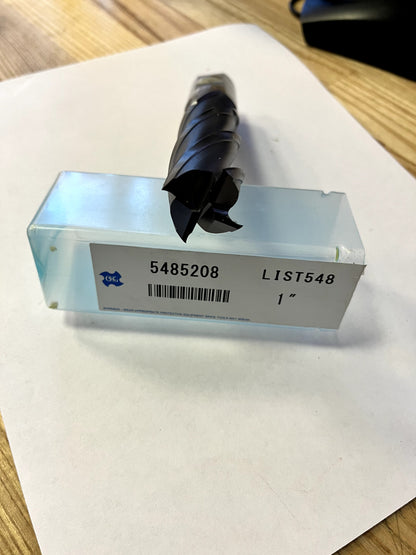 OSG Square End Mill: 1" Dia, 3" LOC, 6 Flutes, Cobalt 5485208