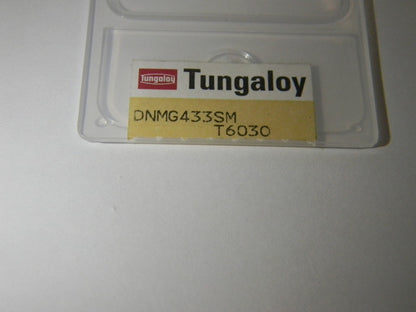 Tungaloy Indexable Inserts DNMG433SM T6030 Carbide Qty. 10 63258990