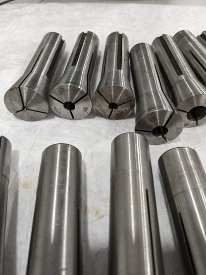 R8 Collet Set: 12 Pc, 1/16 to 7/8" Cap. Increments of 1/16" 231-2114 I