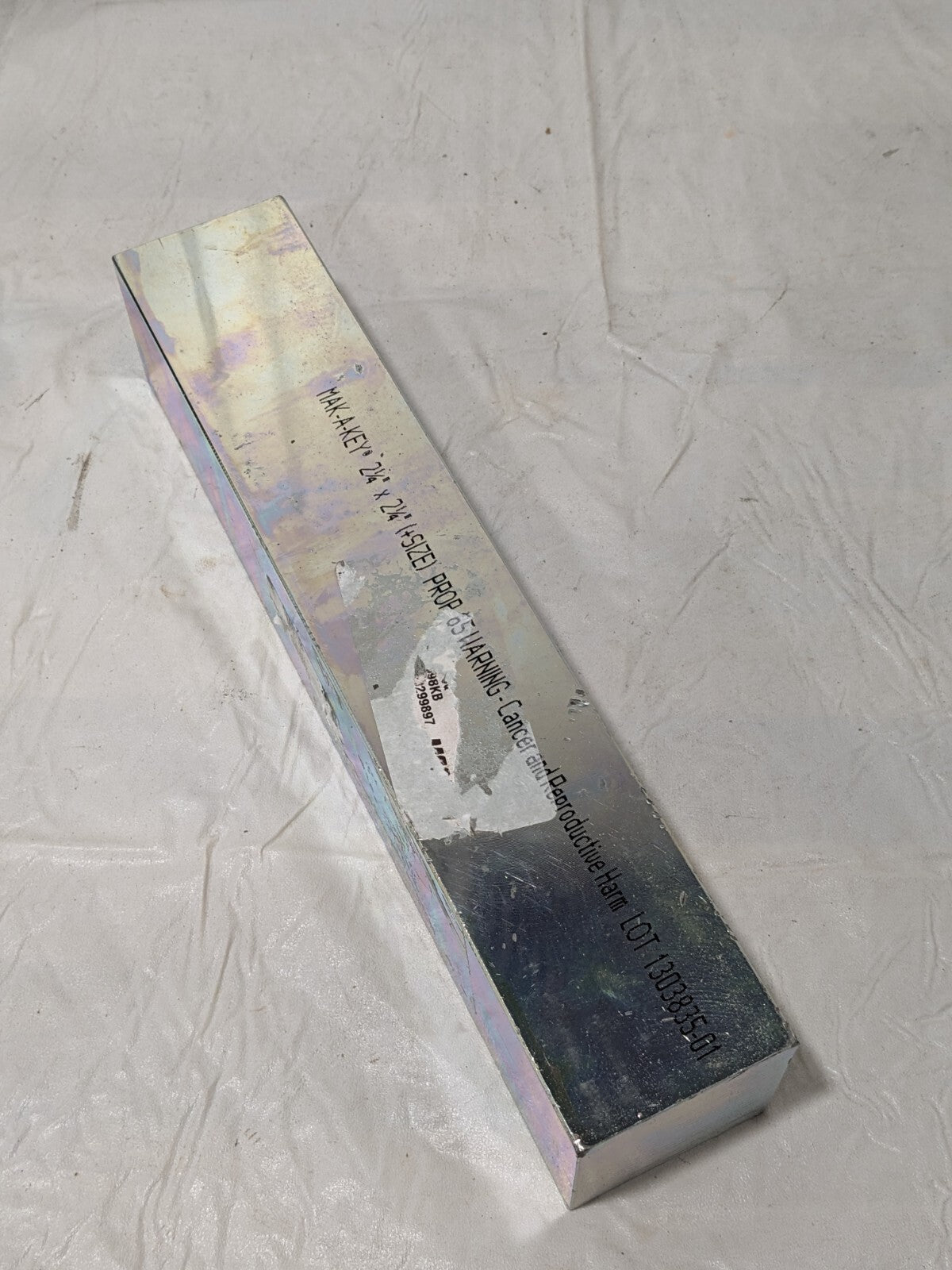 MAK-A-KEY Oversized Key Stock: 2-1/4" High, 2-1/4" Wide, 12" Long 3622502250-12