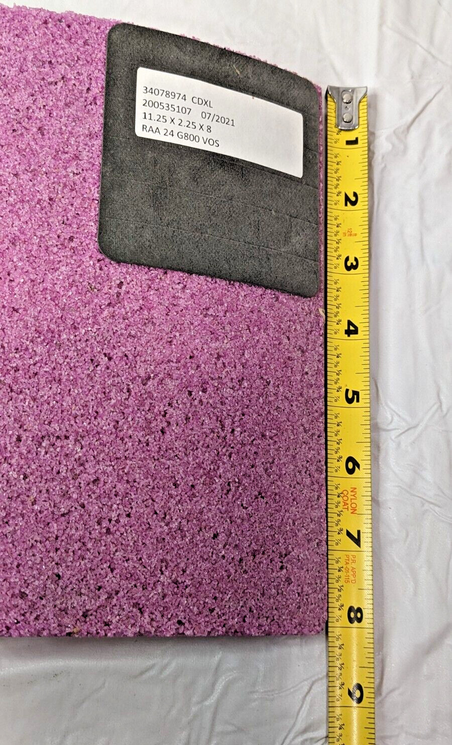 Radiac Abrasives Segment CDXL 11-1/4" X 2-1/4" X 8" 50T RAA24-G80