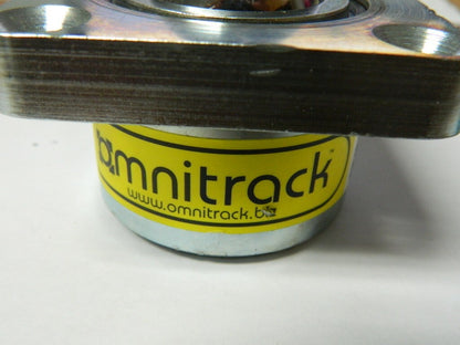Omnitrack 1-1/2 Inch Diameter, Square, Chrome Steel Ball Transfer