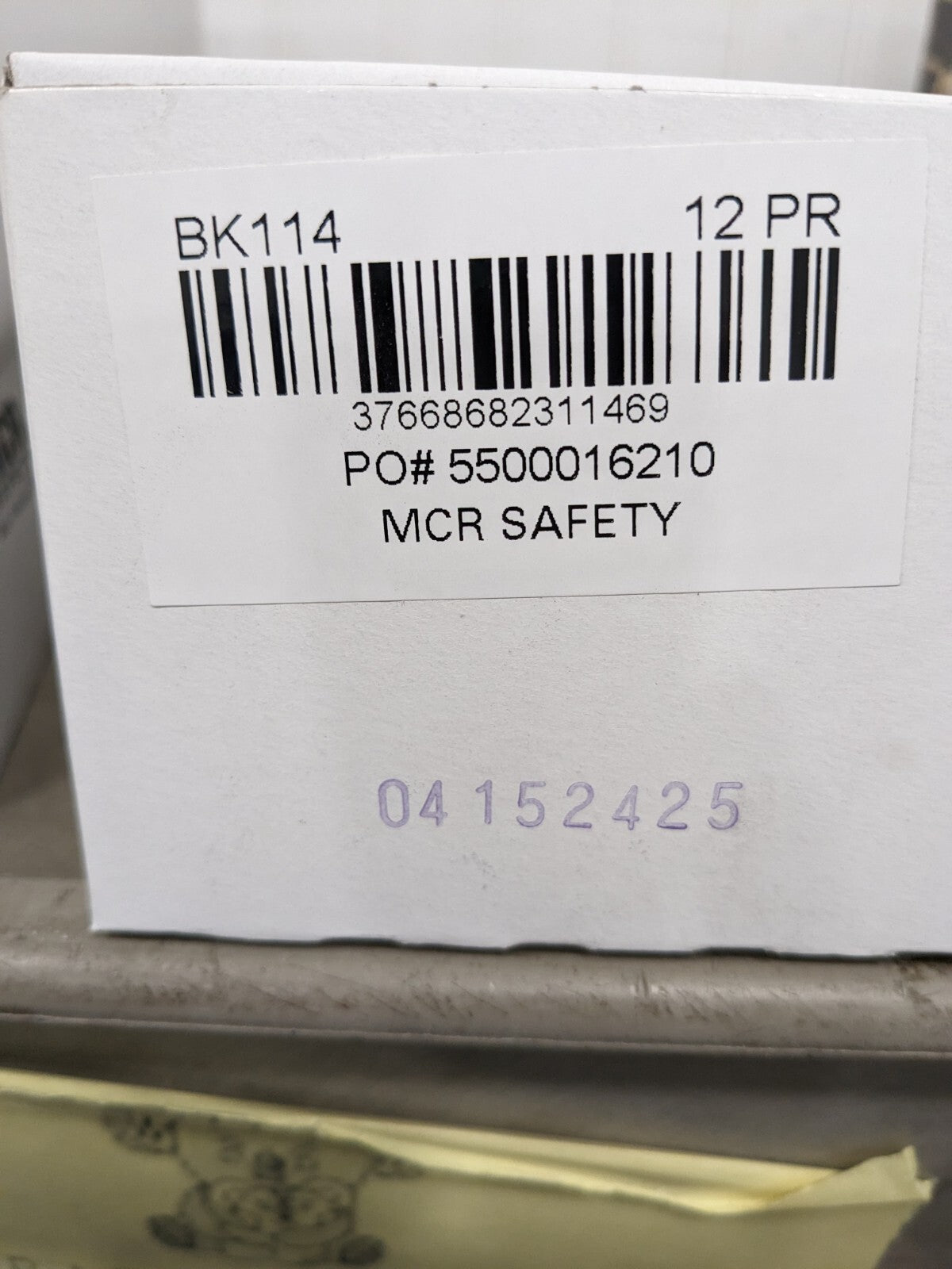 MCR Safety Glasses: Scratch-Resistant, Polycarbonate, Amber Lenses Qty 12 BK114