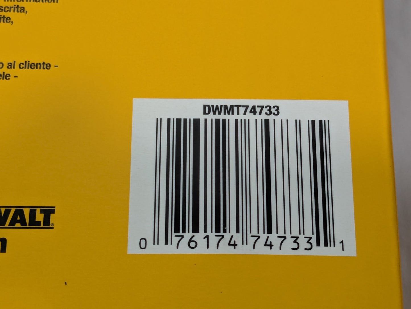 DeWalt 8 Piece Ratcheting SAE Combination Wrench Set DWMT74733