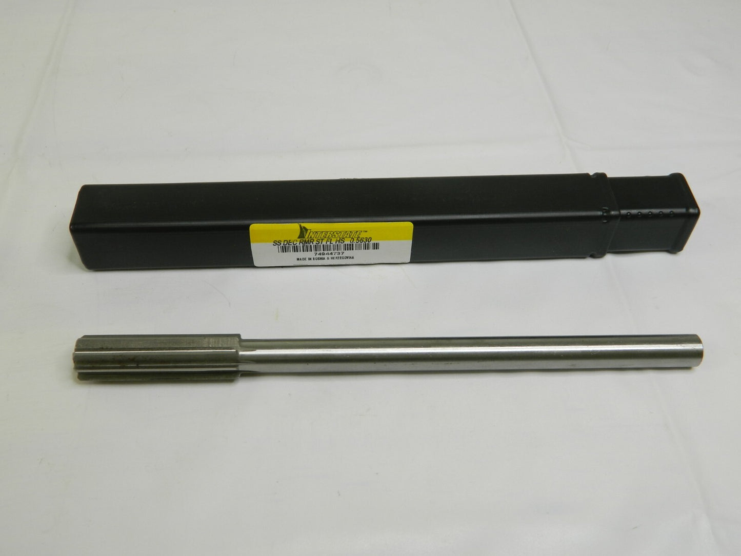 Interstate HSS Chucking Reamer 0.563 Dia, 8 OAL, 2 FL Length RH 74944737