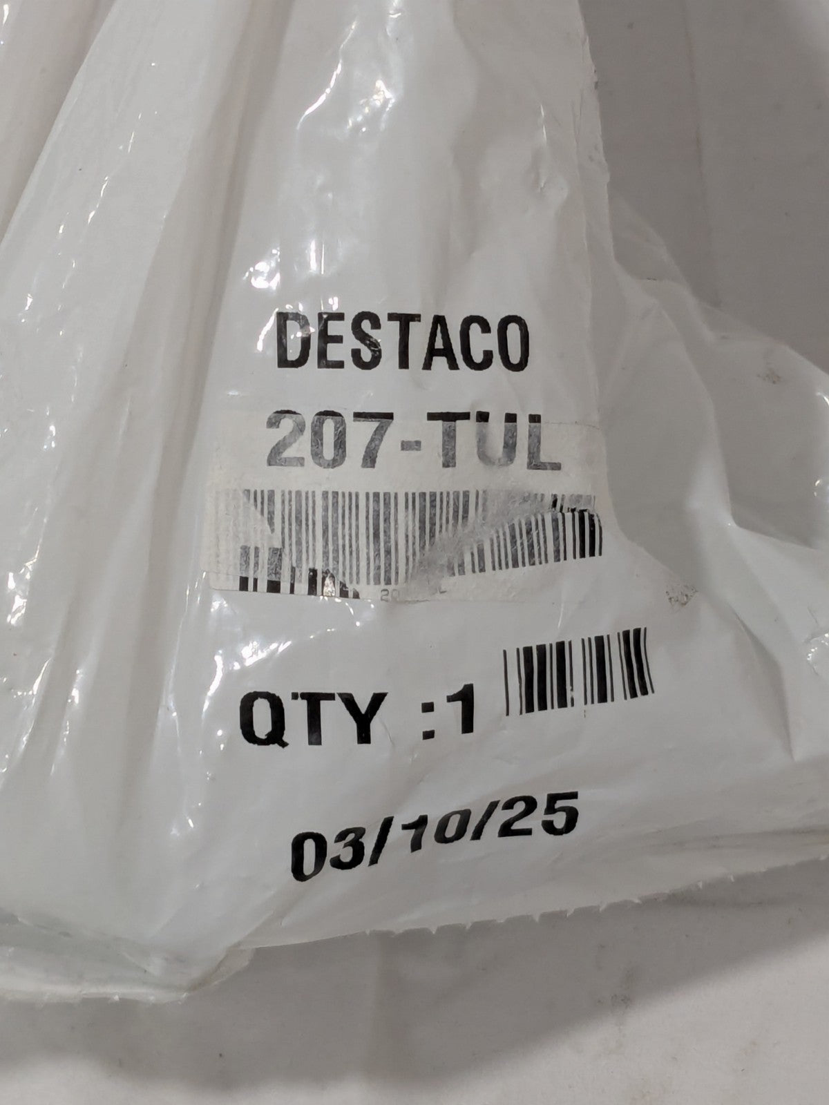 DE-STA-CO Manual Hold-Down Toggle Clamp: Vertical, 375.43 lb Cap. 207-TUL
