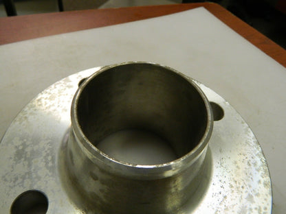 Merit Brass Weld Neck Pipe Flange 2-1/2" Pipe 7" OD Stainless Steel AC