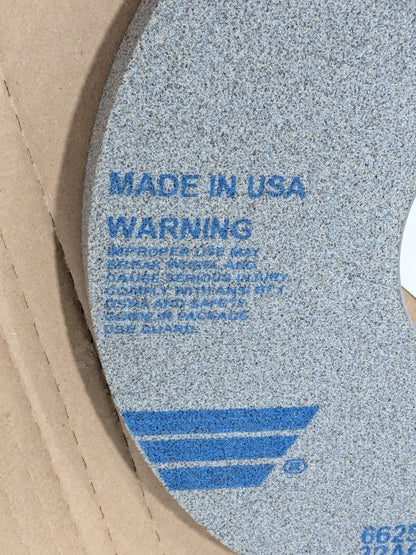 Norton Surface Grinding Wheel: 14" Dia, 1" Thick, 5" Arbor, 60 Grit 66253364077