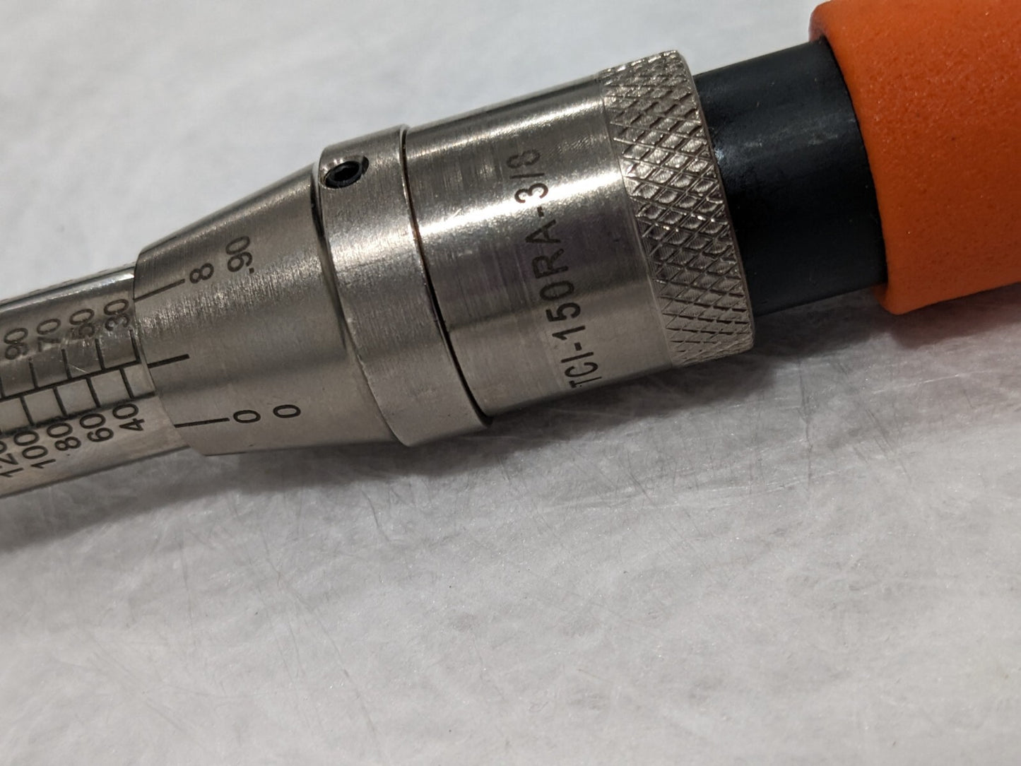 Utica Ratchet Head Torque Wrench TCI-150RA-3/8 USED