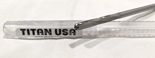 TITAN USA - Cobalt Spiral 6 Flute Reamer 0.2165"Dia (5.5mm) 5" OAL  TR96808