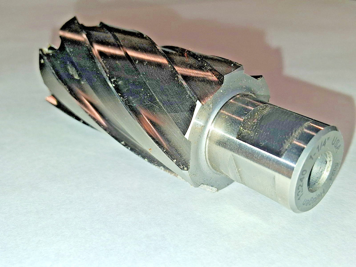 Hougen Annular Cutter 1-1/4" Dia 2" DC HSS 12240