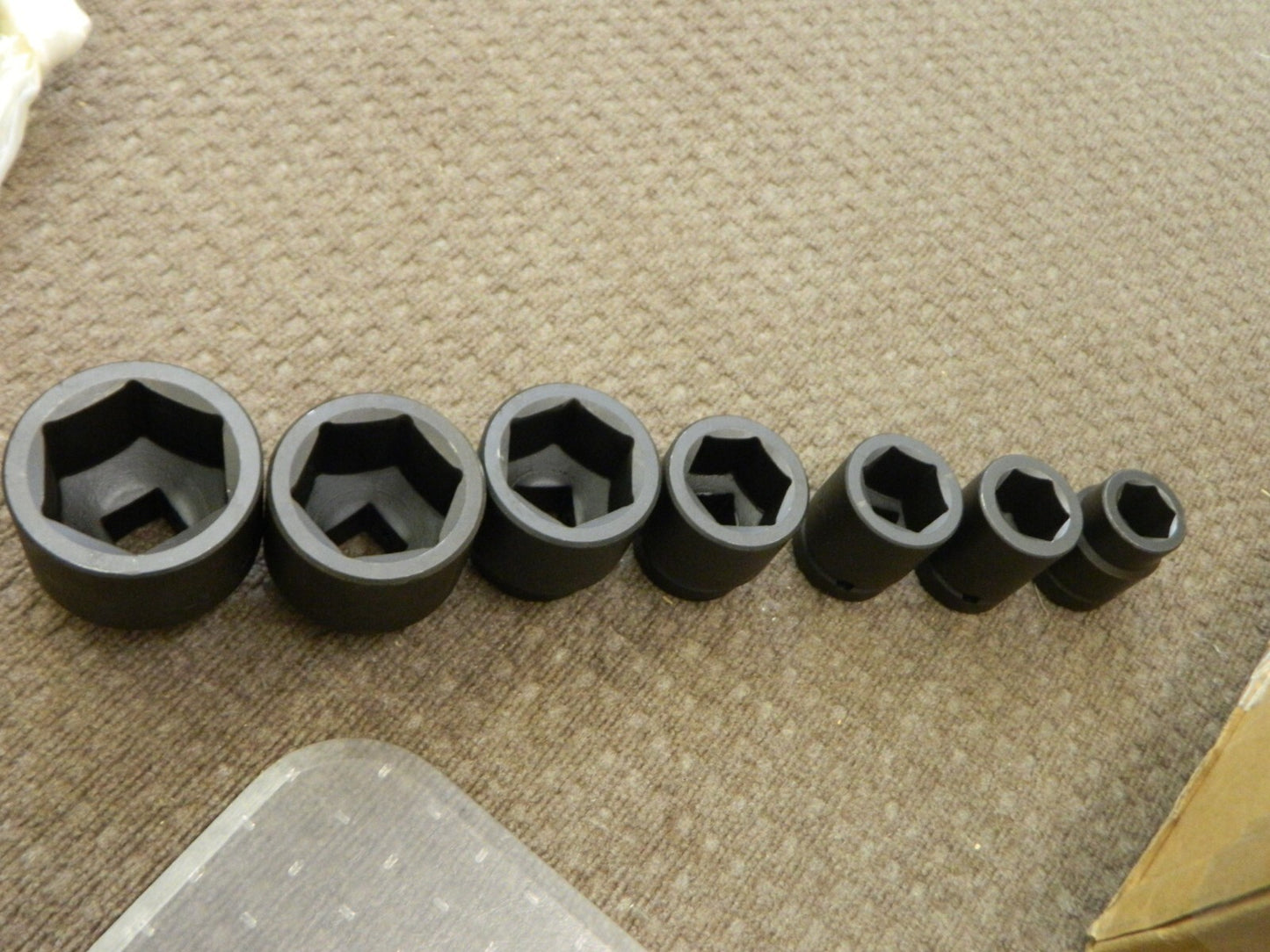 PROTO Deep Impact &amp; Standard Socket Set 7 PC missing 1-3/16 from set
