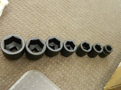 PROTO Deep Impact &amp; Standard Socket Set 7 PC missing 1-3/16 from set