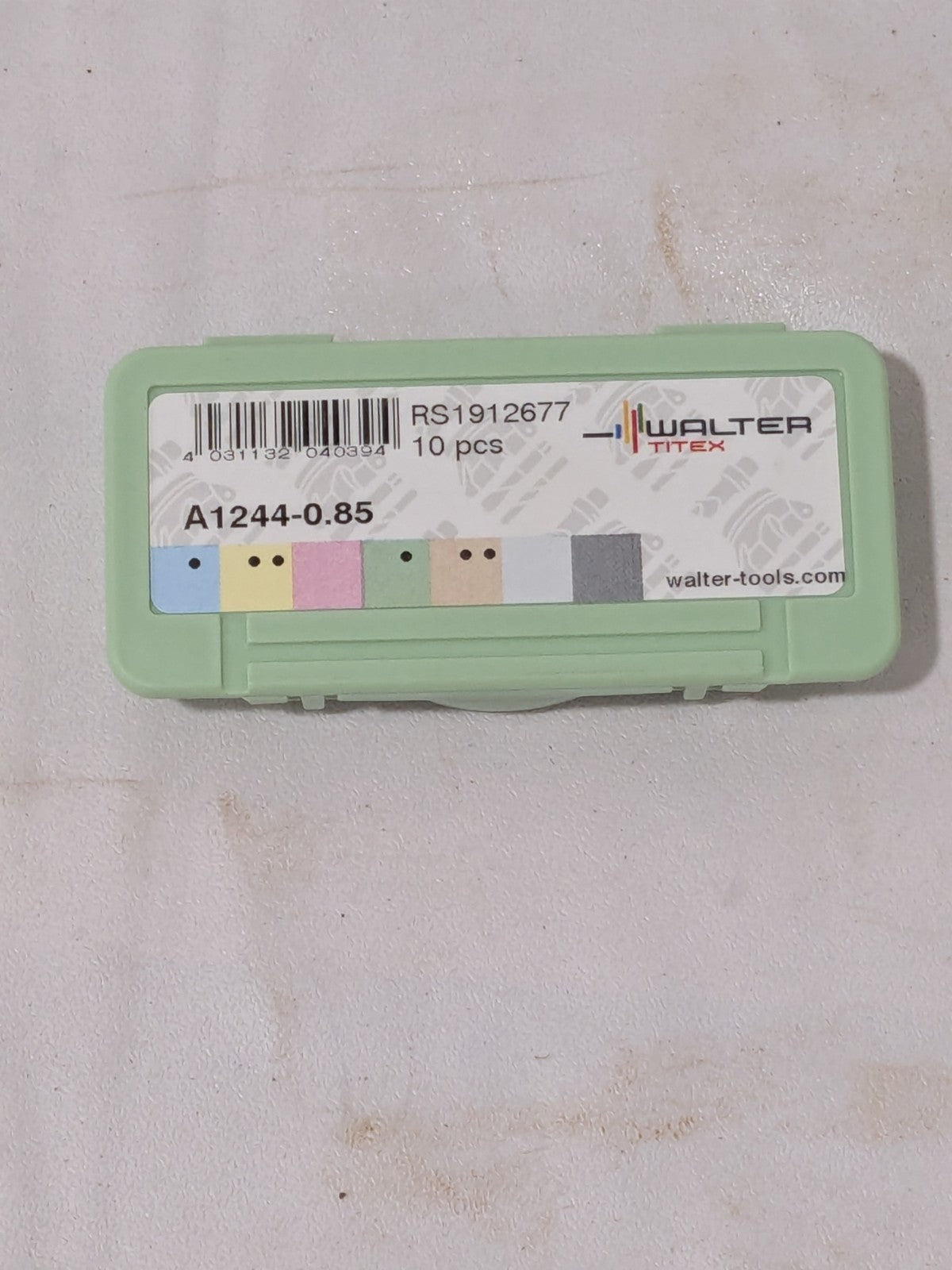 WALTER-TITEX Jobber Length Drill Bit: 0.85 mm Diam 130º Qty 10 5060290